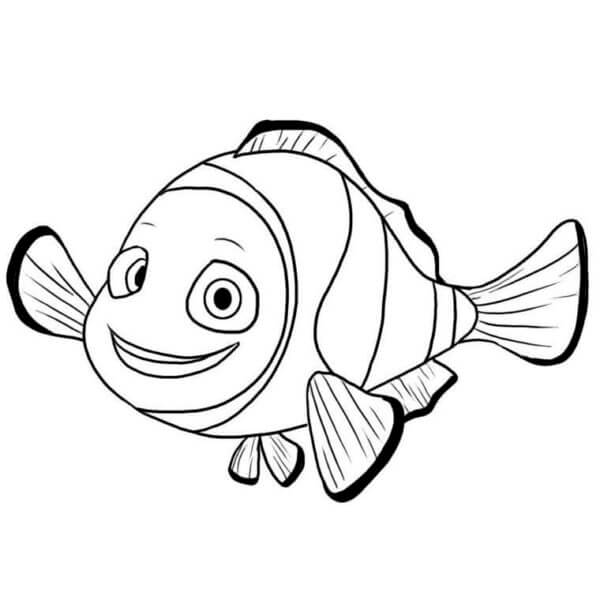 Omsorgsfull Far Nemo fargeleggingsside