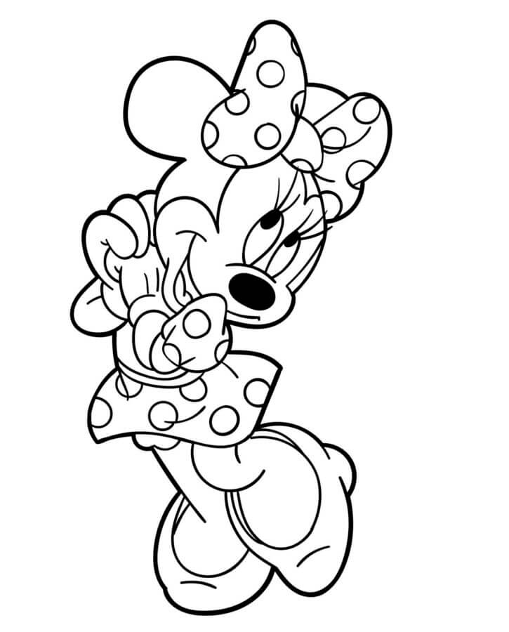 Minnie Mouse Fantastisk fargelegging