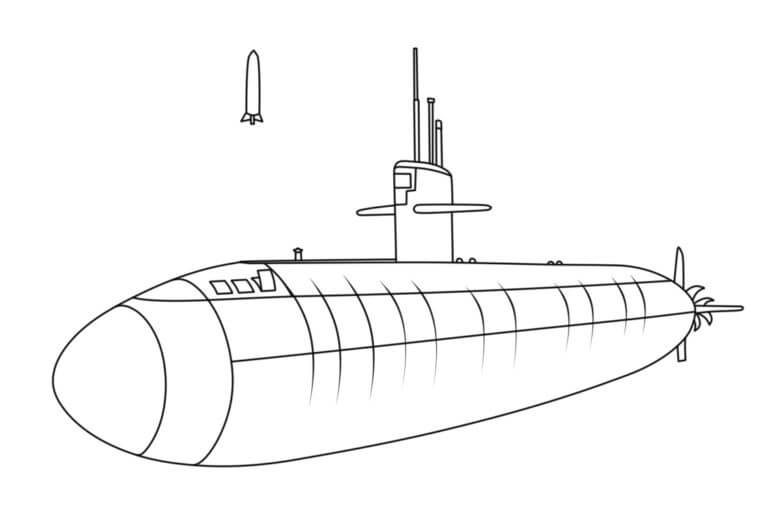 Enkel Ubåt fargelegging