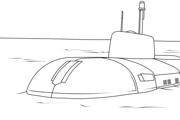 Fantastisk Ubåt fargelegging