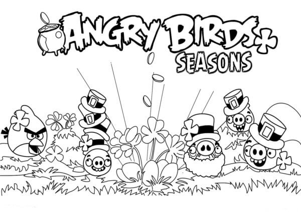 Fantastiske Angry Birds fargelegging