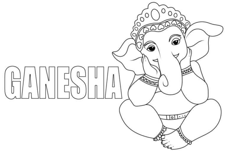 Ganesha Sitter fargelegging