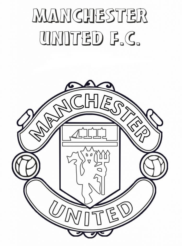 Manchester United-Logo fargelegging