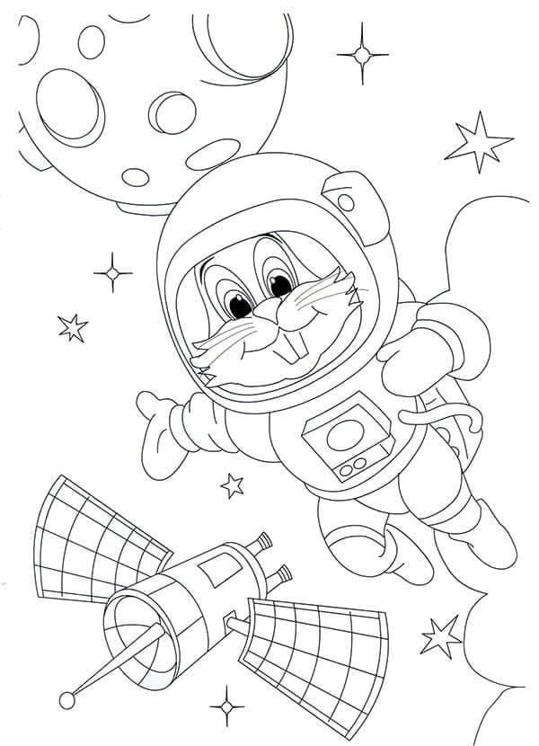 Kanin Astronaut fargelegging