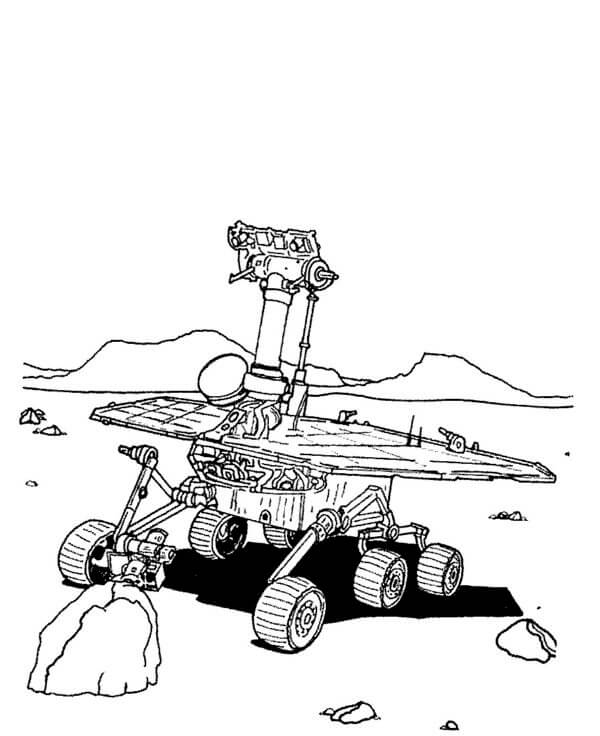 Månen Rover fargelegging