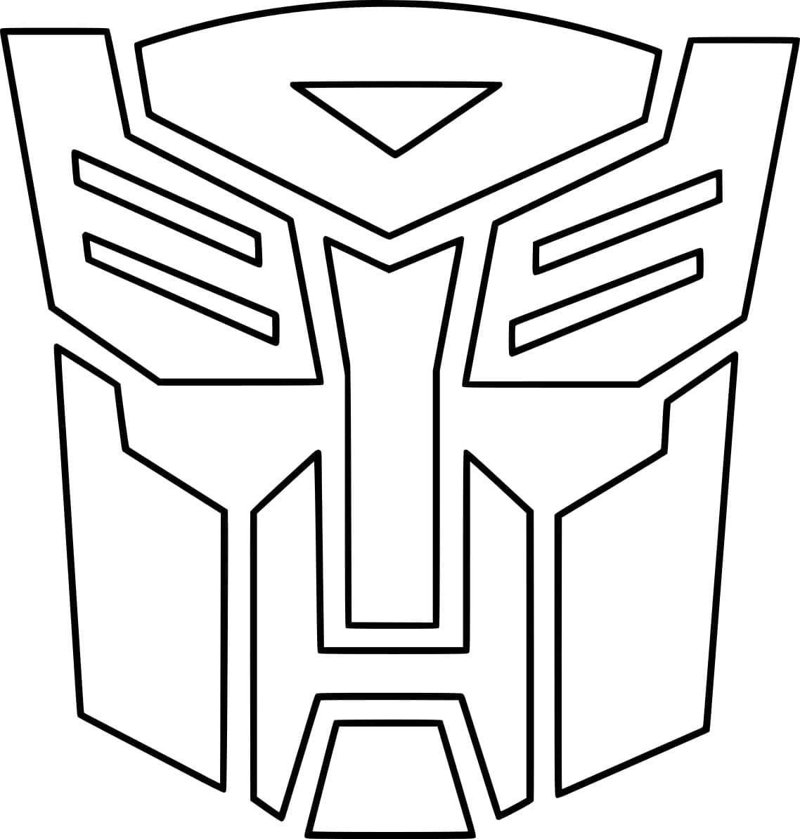 Autobots logo fargelegging