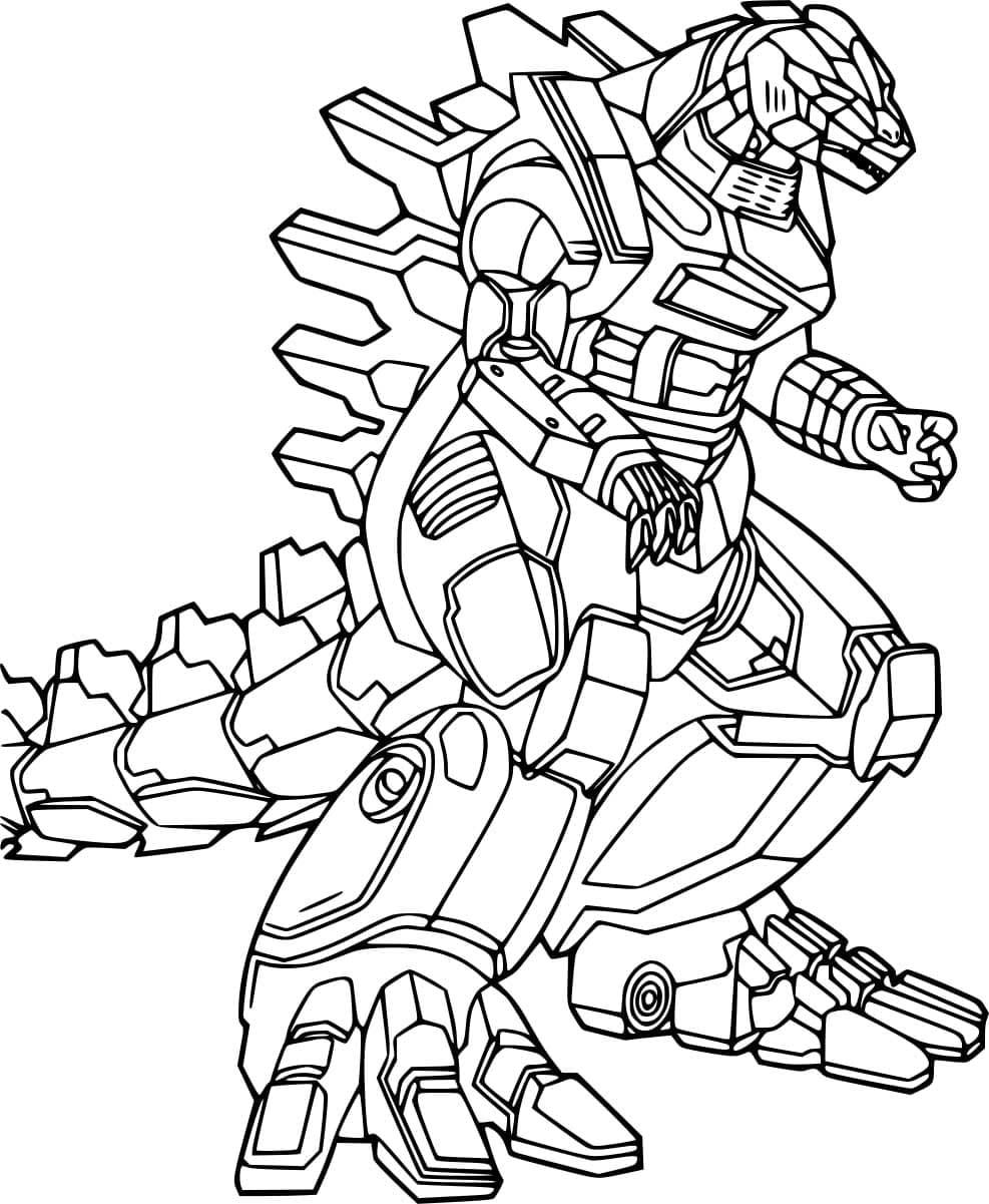 Dinobot Grimlock fargeleggingsside