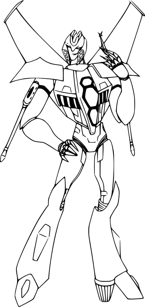 Starscream Sneers fargeleggingsside