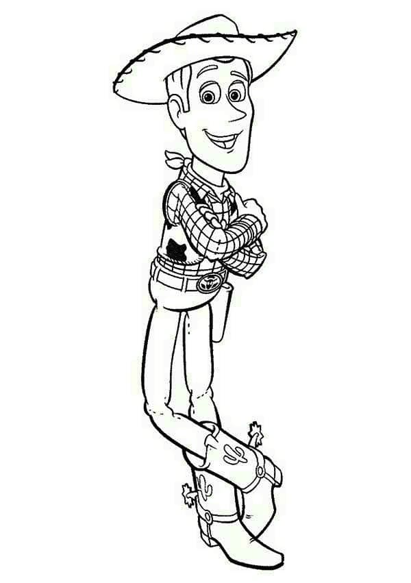 Woody Toy Story fargelegging