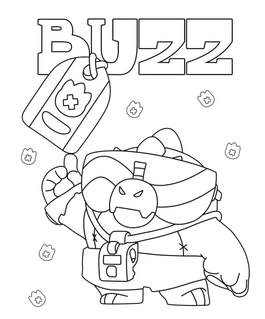 Brawl Stars Buzz fargelegging