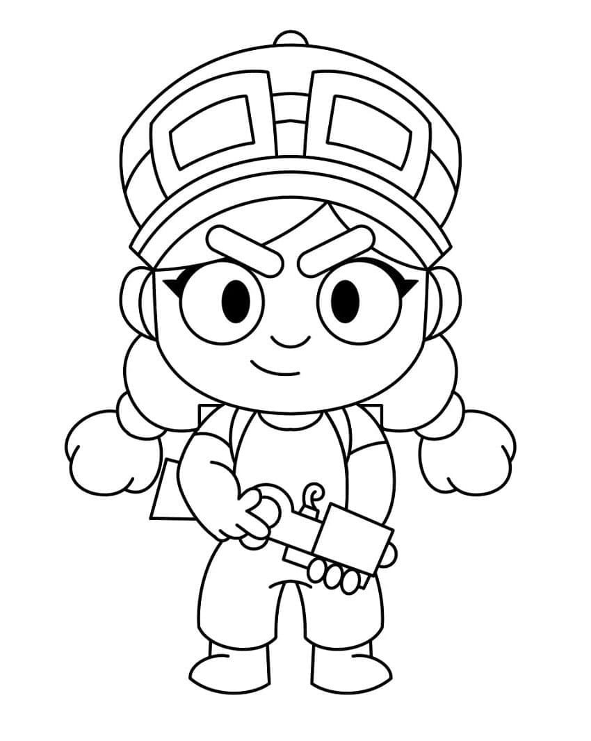 Brawl Stars Jessie fargelegging