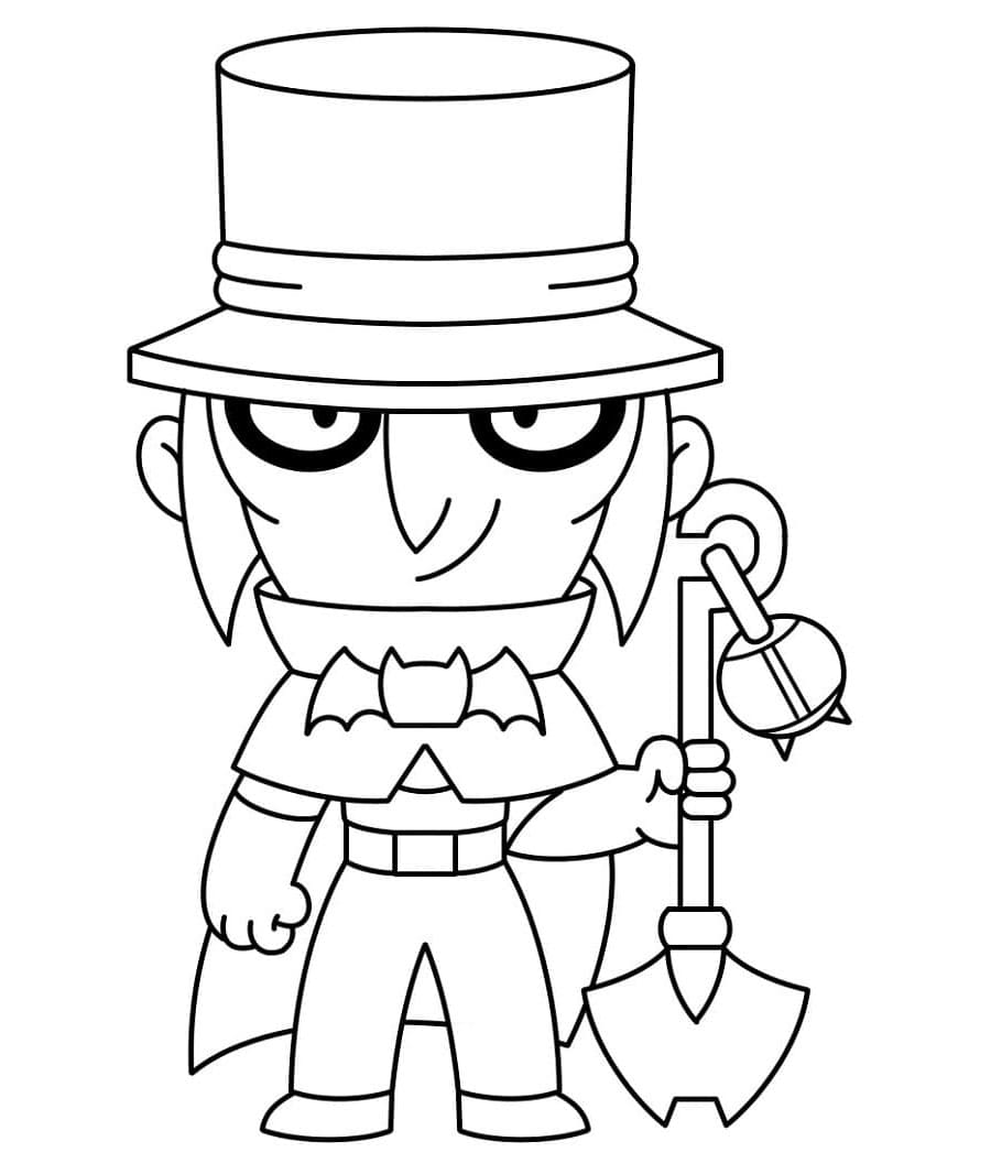 Brawl Stars Mortis fargeleggingsside