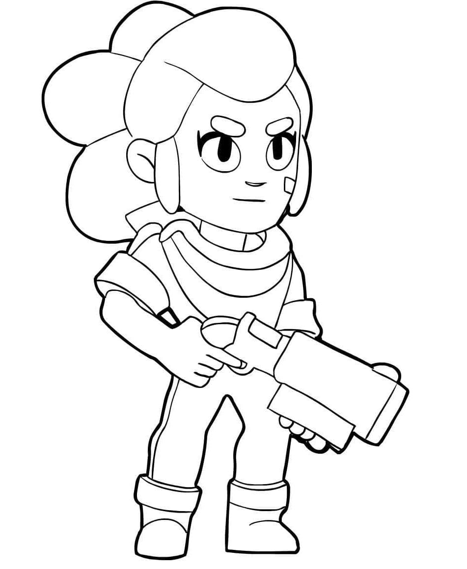 Brawl Stars Shelly fargeleggingsside