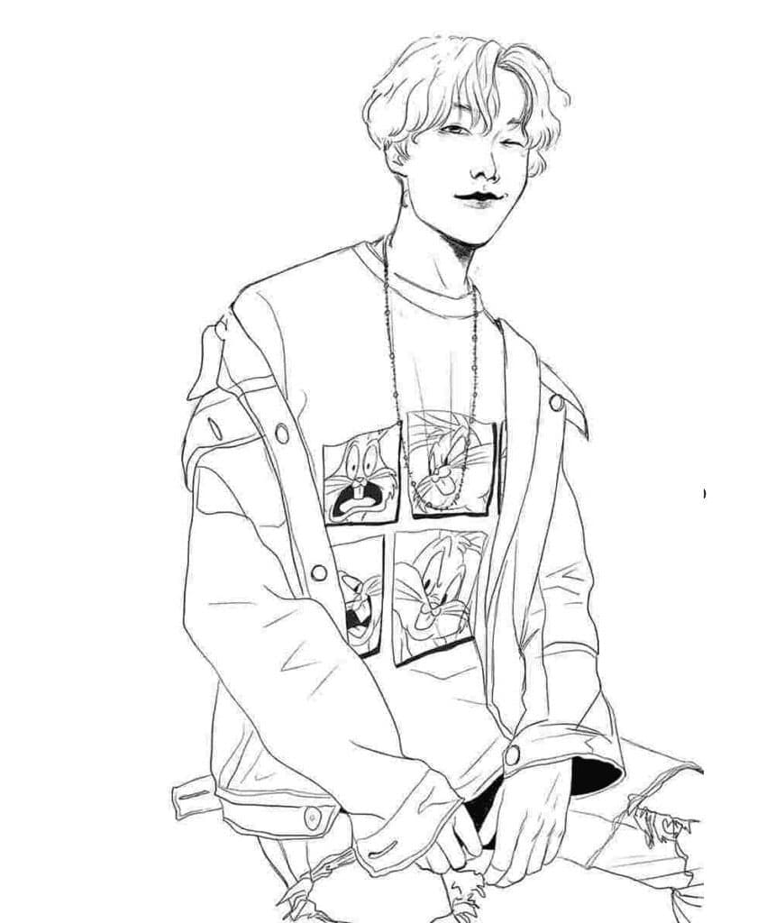 J-Hope i BTS fargelegging