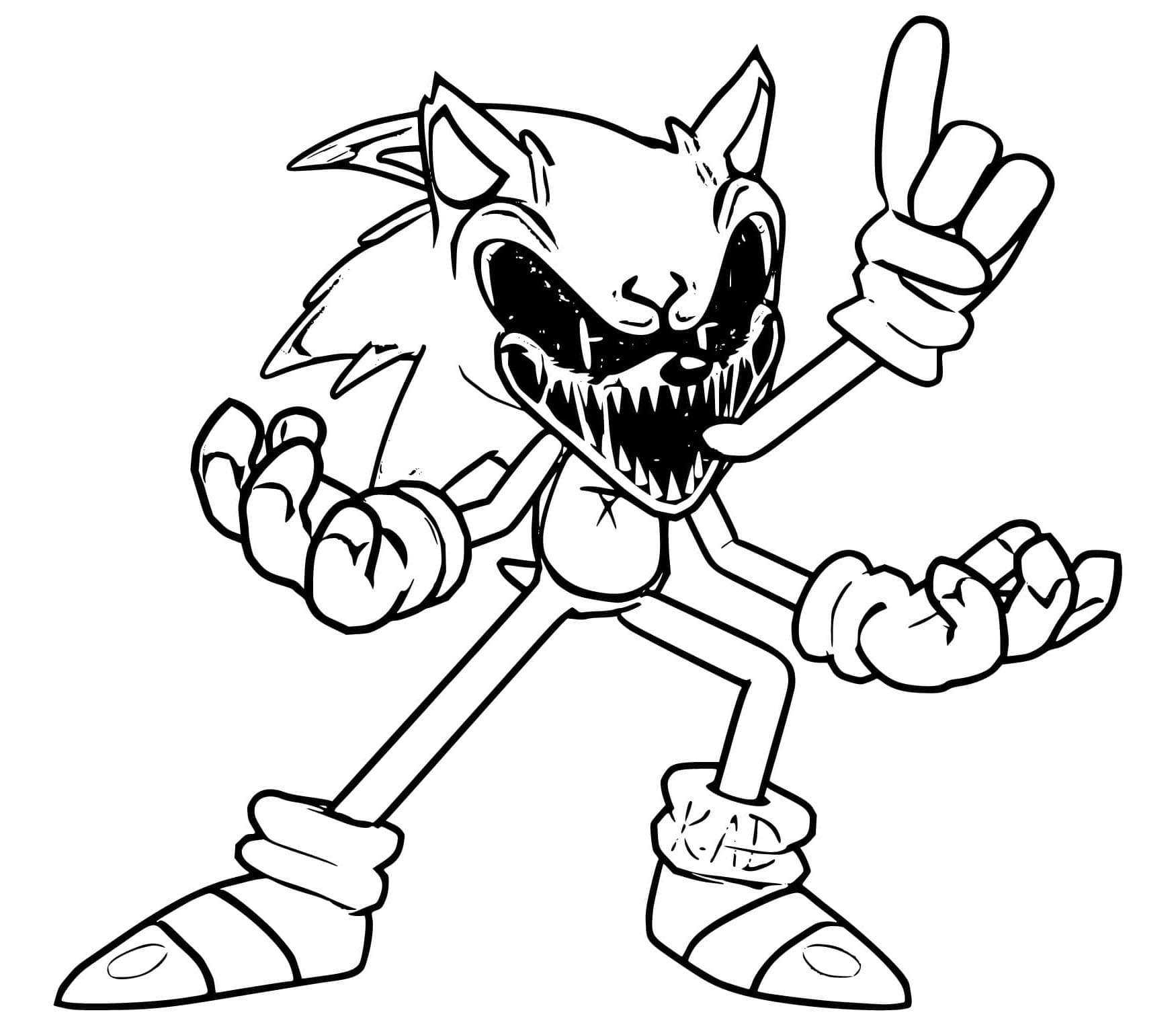 Sonic Exe Evil fargelegging