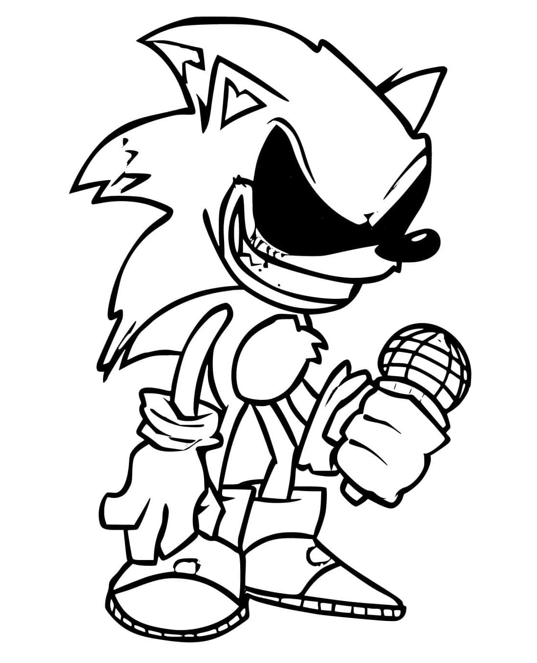 Sonic Exe FNF fargeleggingsside