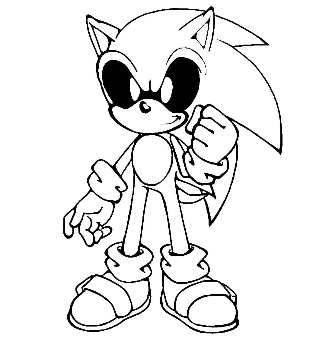 Sonic Exe gratis fargeleggingsside