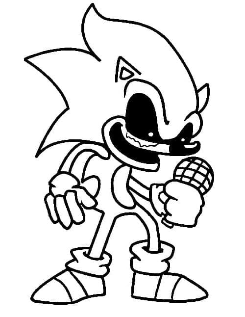 Sonic Exe gratis gal fargelegging