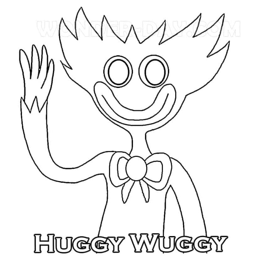 Venn Huggy Wuggy fargeleggingsside