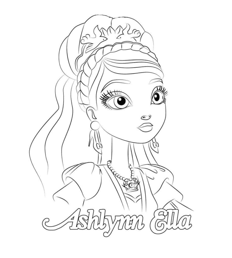 Ashlynn Ella i Ever After High fargelegging