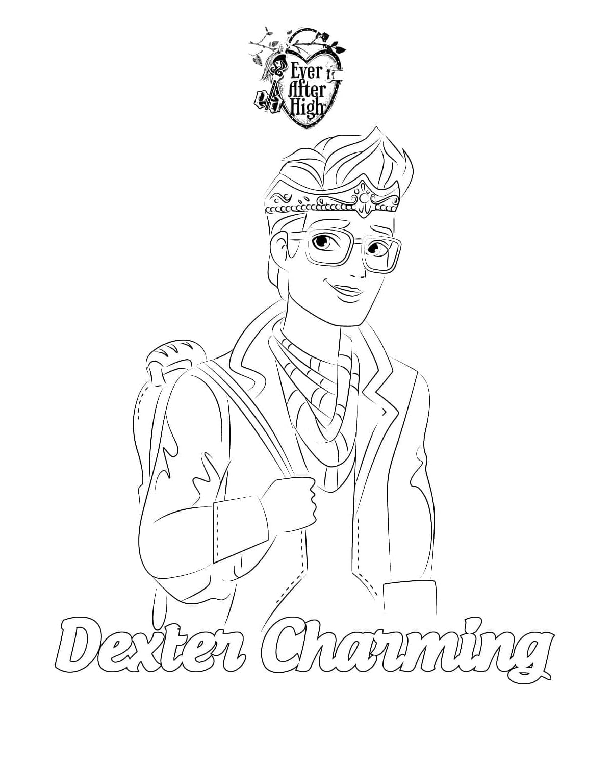 Dexter fra Ever After High fargelegging