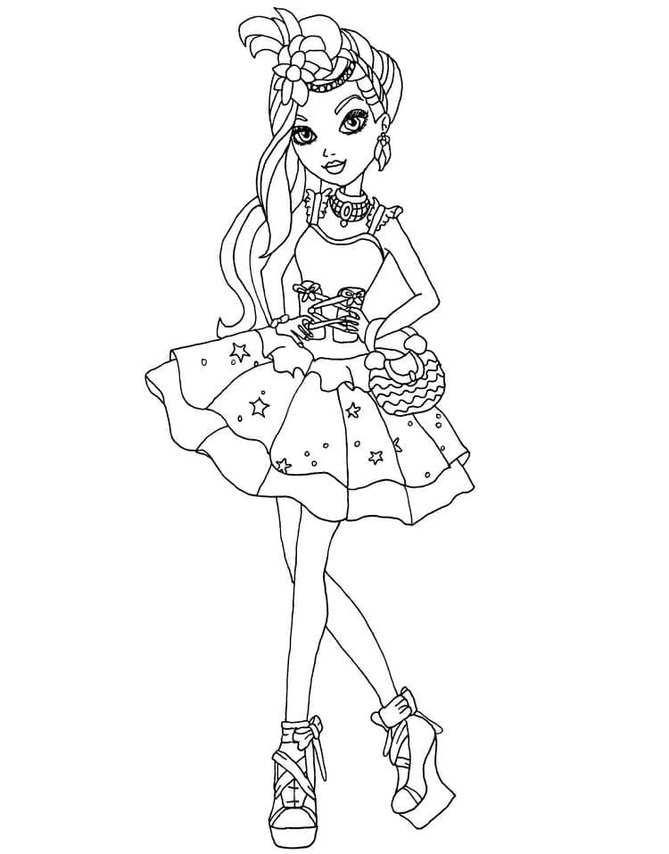 Duchess Swan fra Ever After High fargelegging