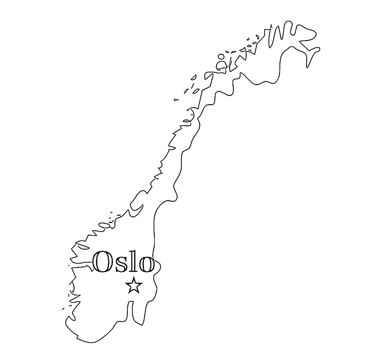 Norgeskart Fargelegging Fargelegging Com