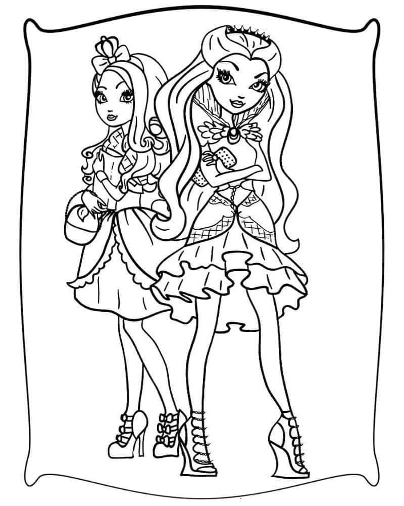 Jenter Ever After High fargelegging