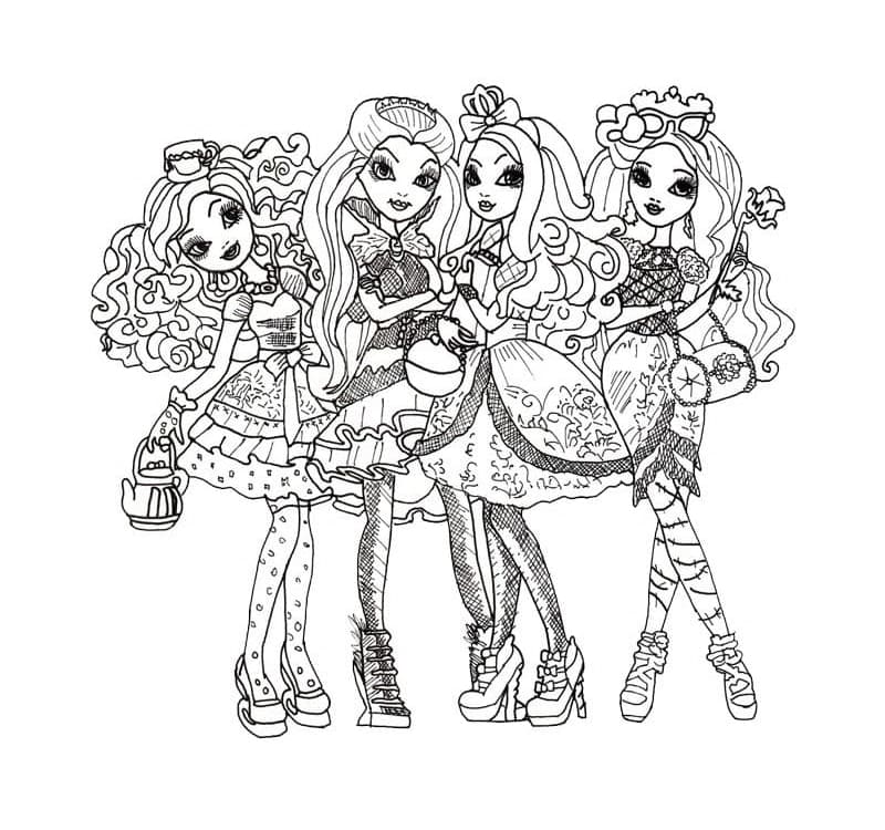 Ever After High fargelegging