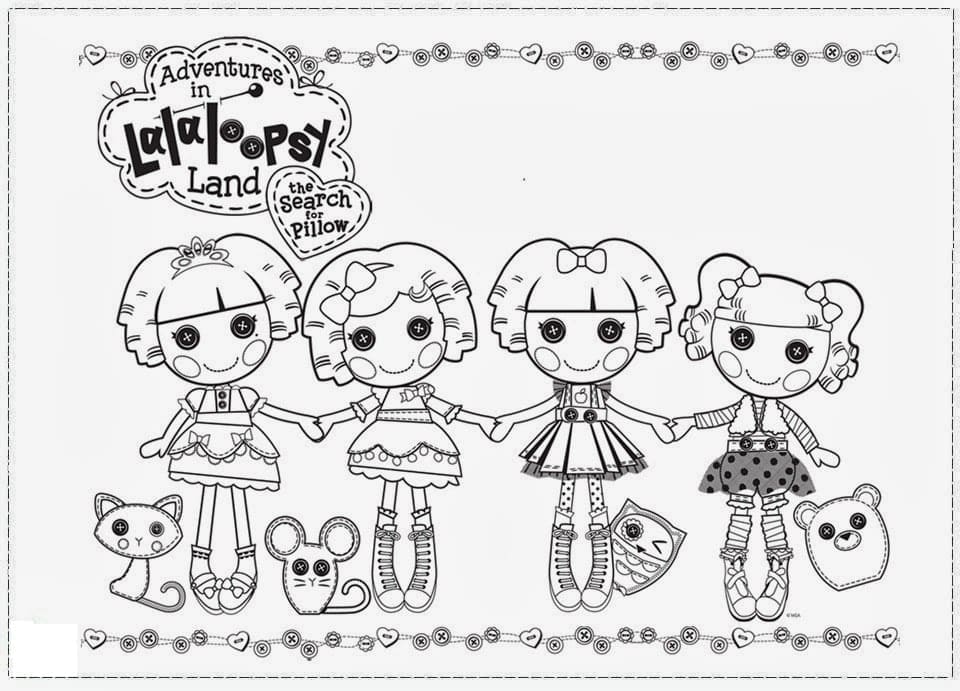 Lalaloopsy fargelegging