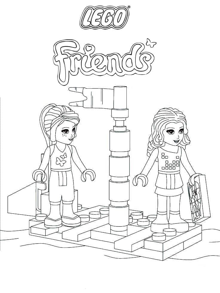 Lego Friends for jenter fargelegging