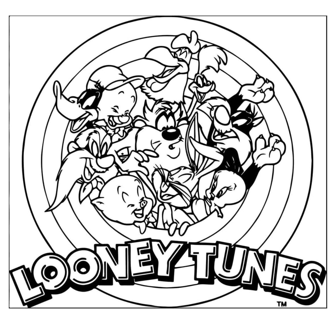 Gratis printbar Looney Tunes fargelegging