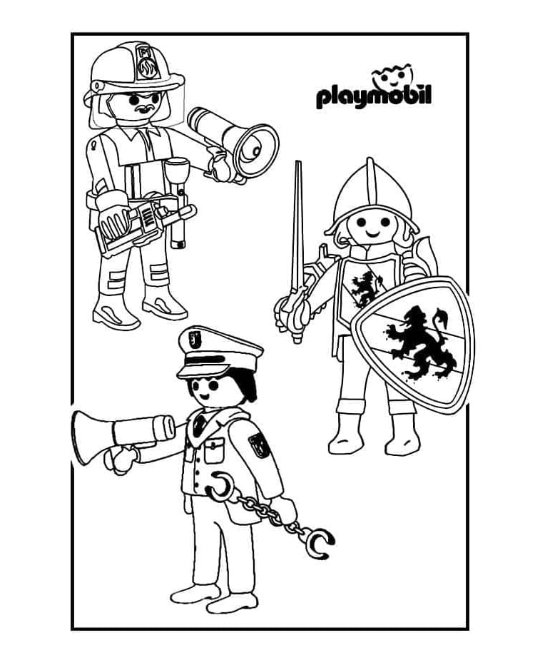 Playmobil for barn fargelegging