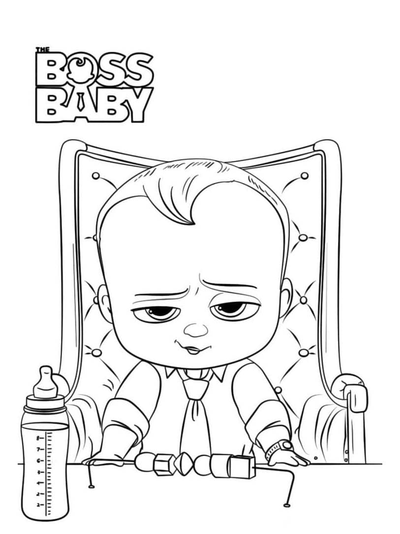 Drømmeverk The Boss Baby fargelegging