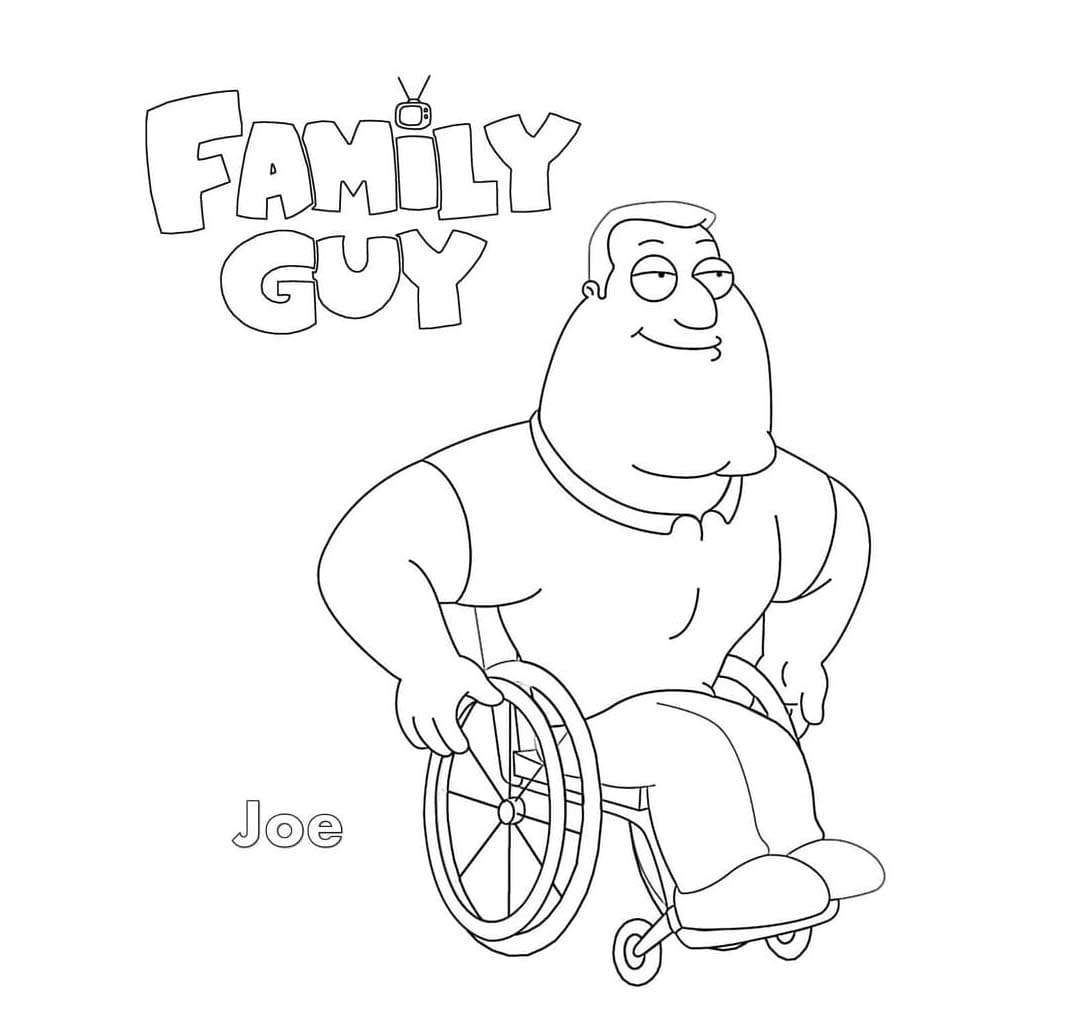 Family Guy Joe Swanson fargeleggingsside