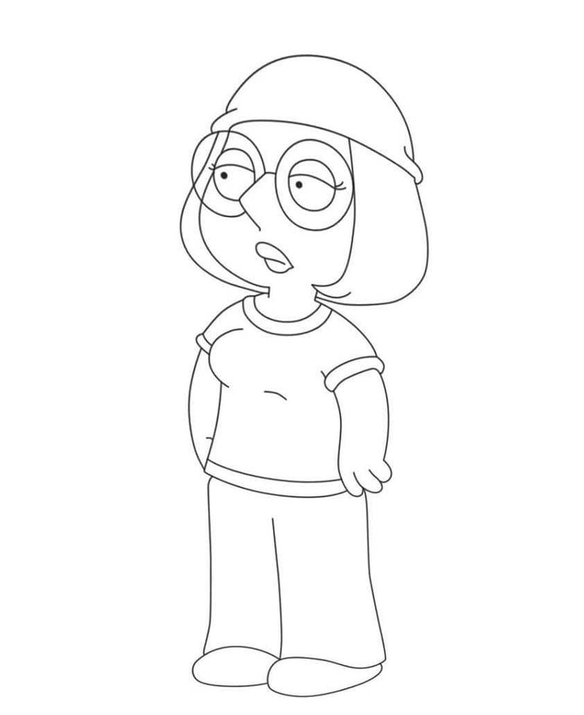 Family Guy Meg Griffin fargeleggingsside