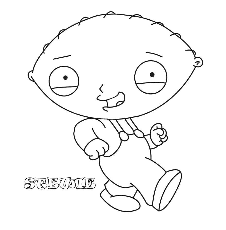 Family Guy Stewie Griffin fargeleggingsside