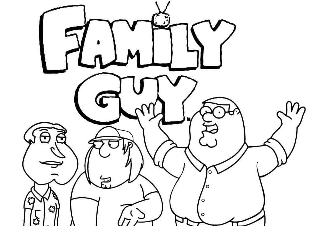 Karakterer i Family Guy fargeleggingsside