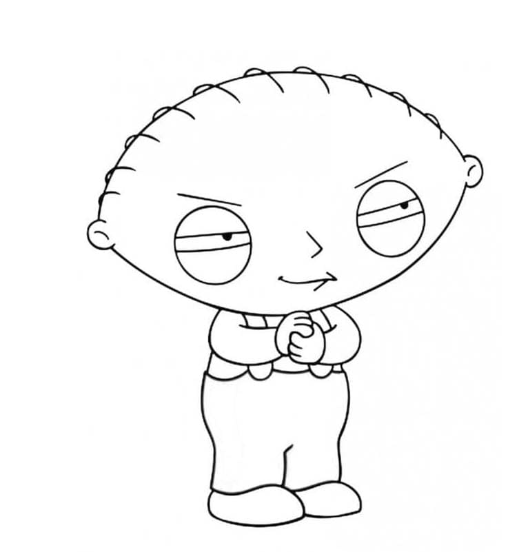 Onde Stewie Griffin fargeleggingsside