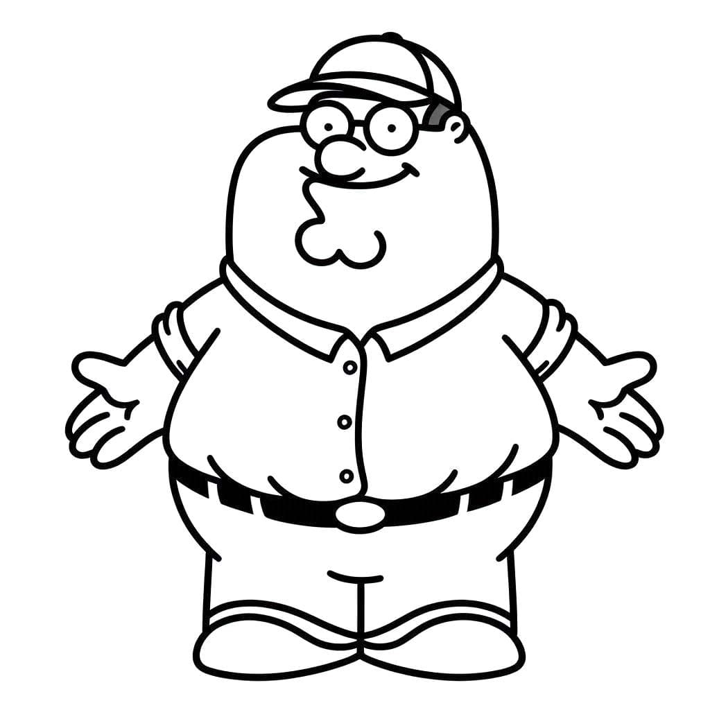 Peter Griffin fri fargeleggingsside