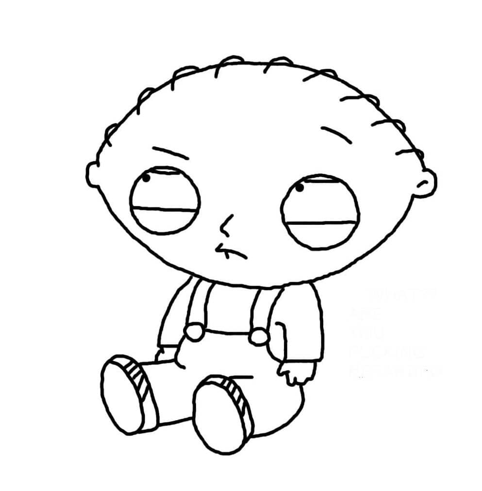 Stewie i Family Guy fargeleggingsside