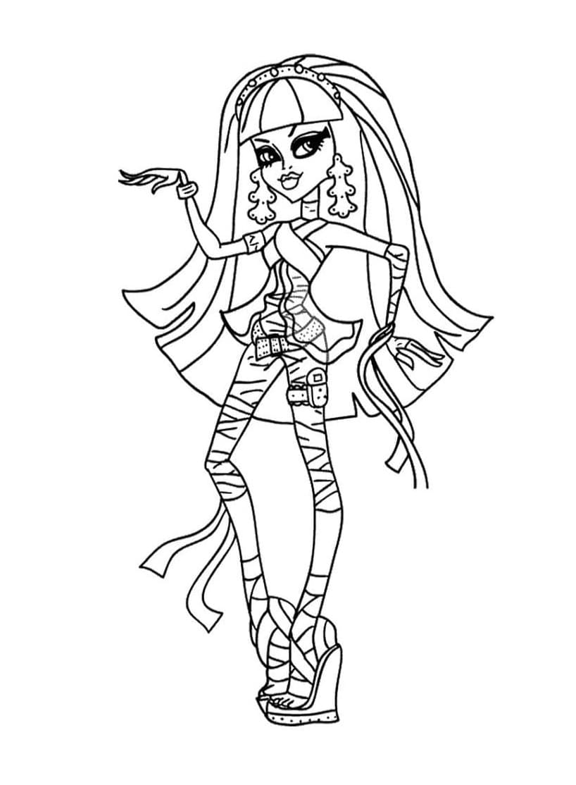 Cleo de Nile fra Monster High fargelegging