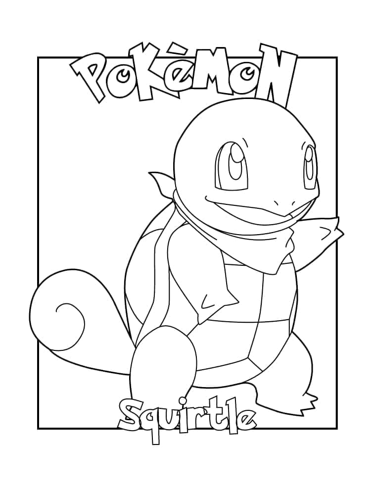 Gratis Squirtle fargelegging