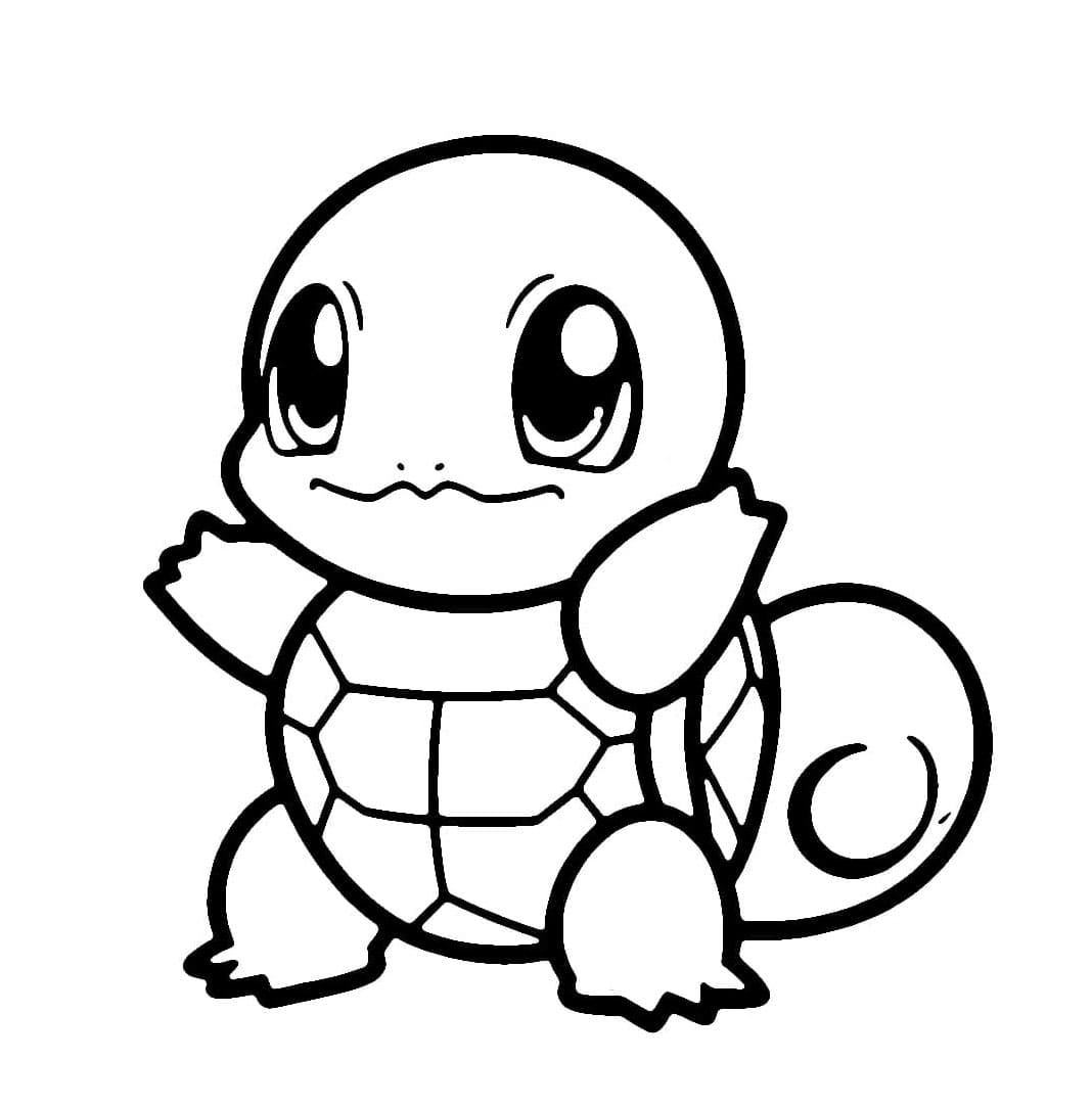 Kawaii Squirtle fargelegging