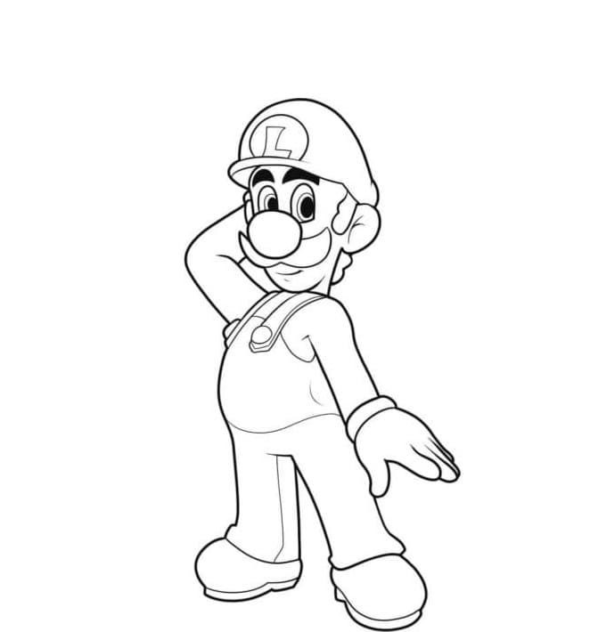 Luigi spill fargeleggingsside