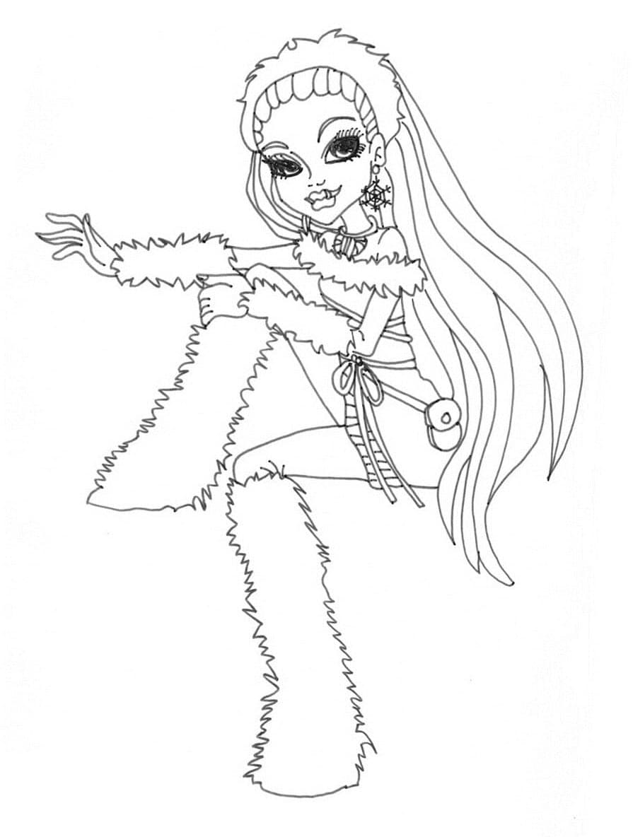 Monster High Abbey Bominable fargelegging