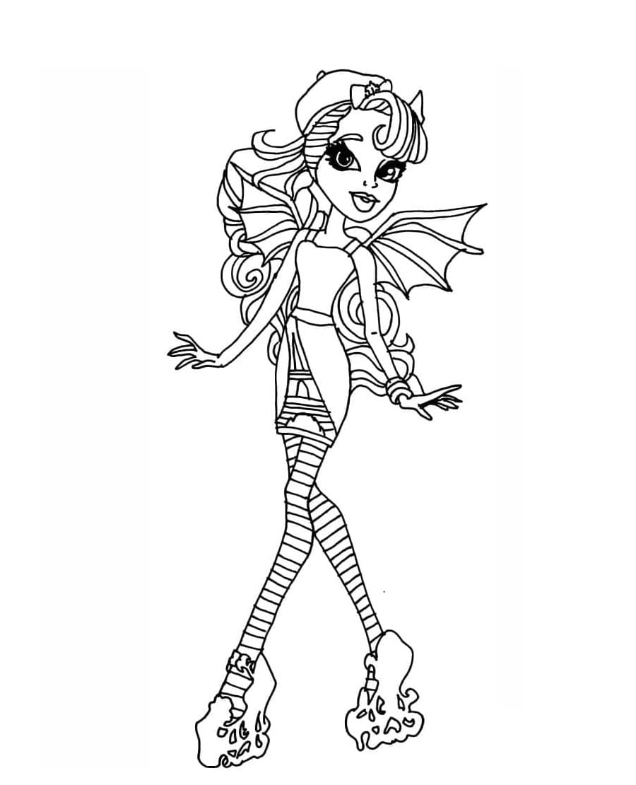 Rochelle Goyle Monster High fargelegging