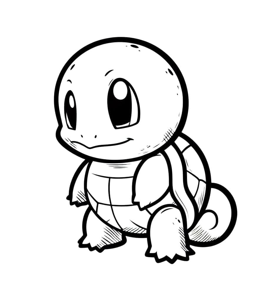 Squirtle for barn fargelegging