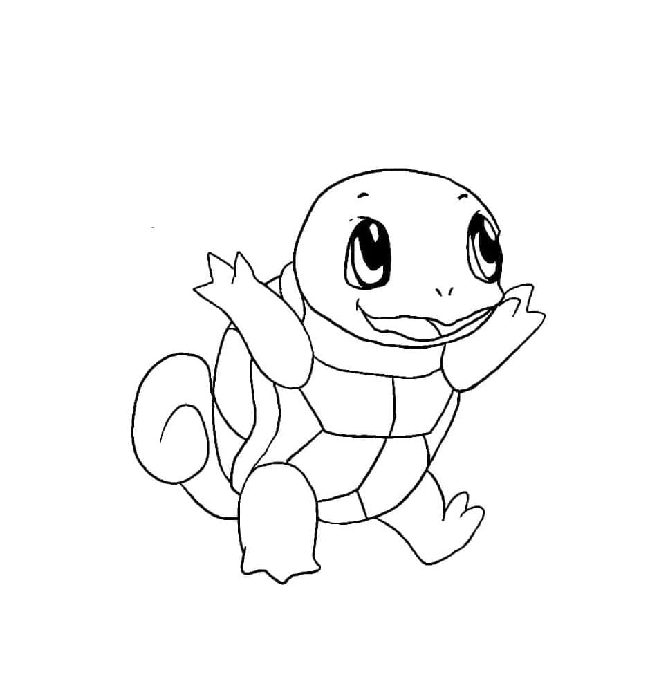 Squirtle gratis fargeleggingsside