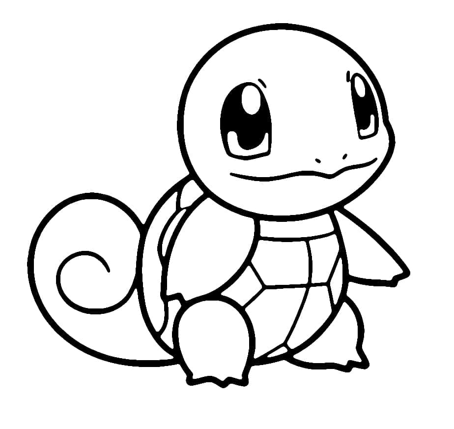 Squirtle trist fargelegging